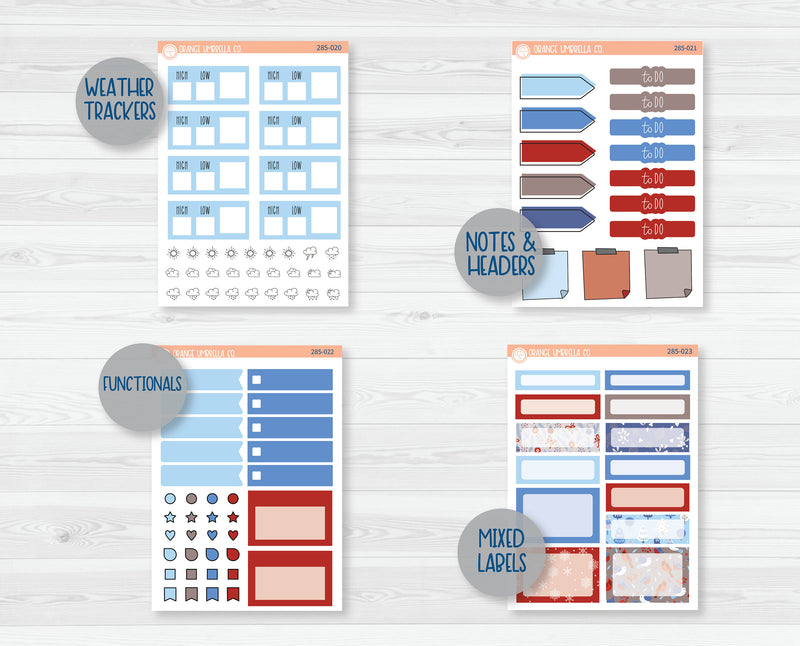 Weekly Add-On Planner Kit Stickers | Icy 285-011