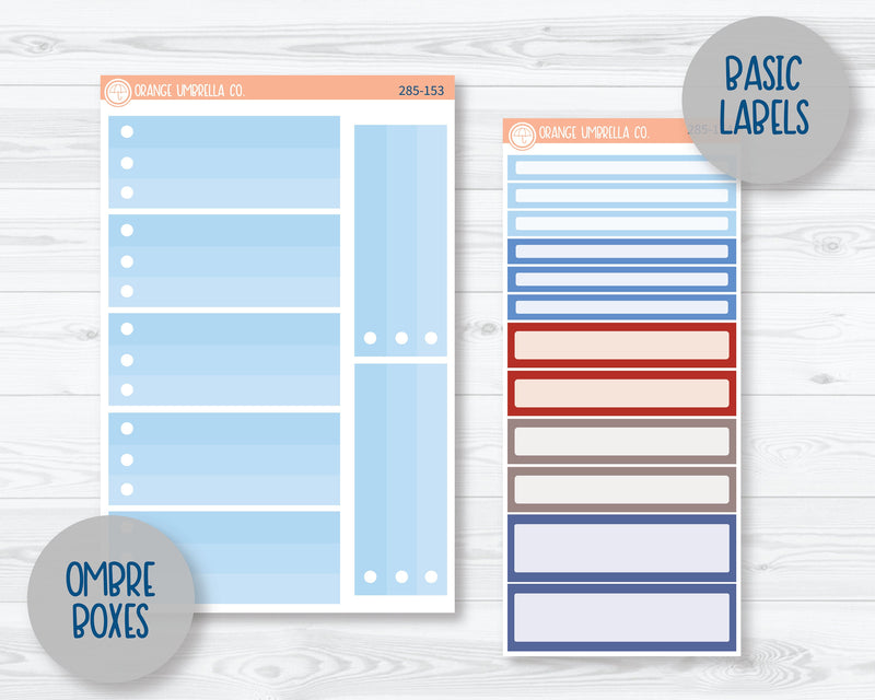 7x9 Plum Daily Planner Kit Stickers | Icy 285-151