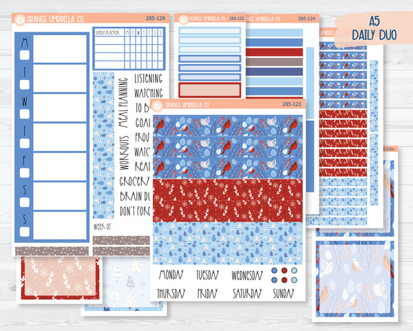 A5 Daily Duo Planner Kit Stickers | Icy 285-121