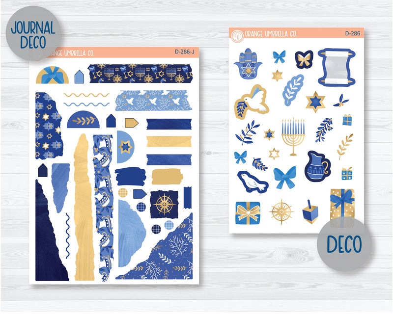 Eight Nights Kit Deco Planner Stickers | D-286