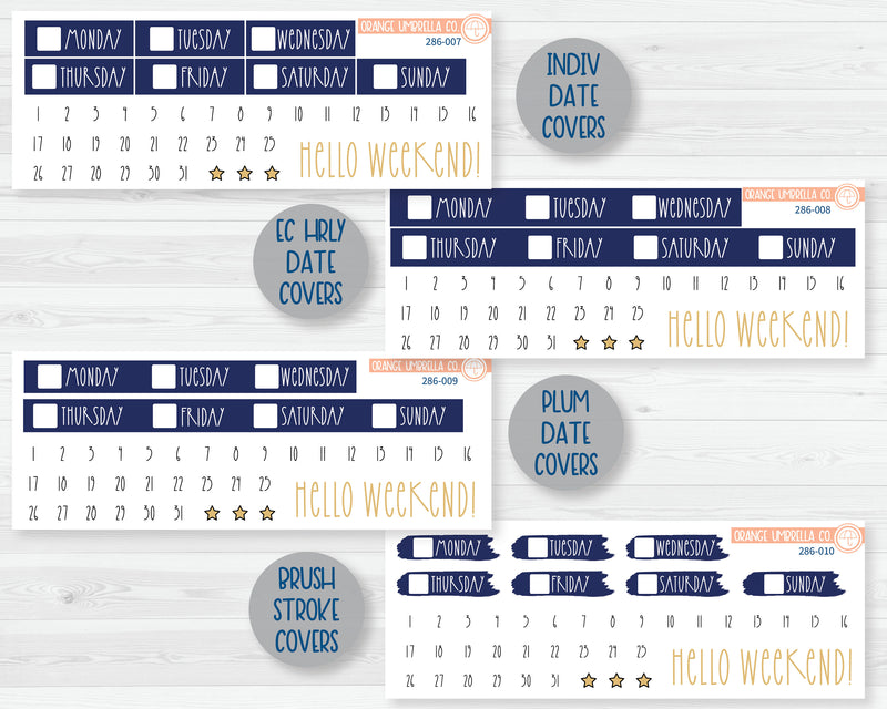 Weekly Planner Kit Stickers | Eight Nights 286-001