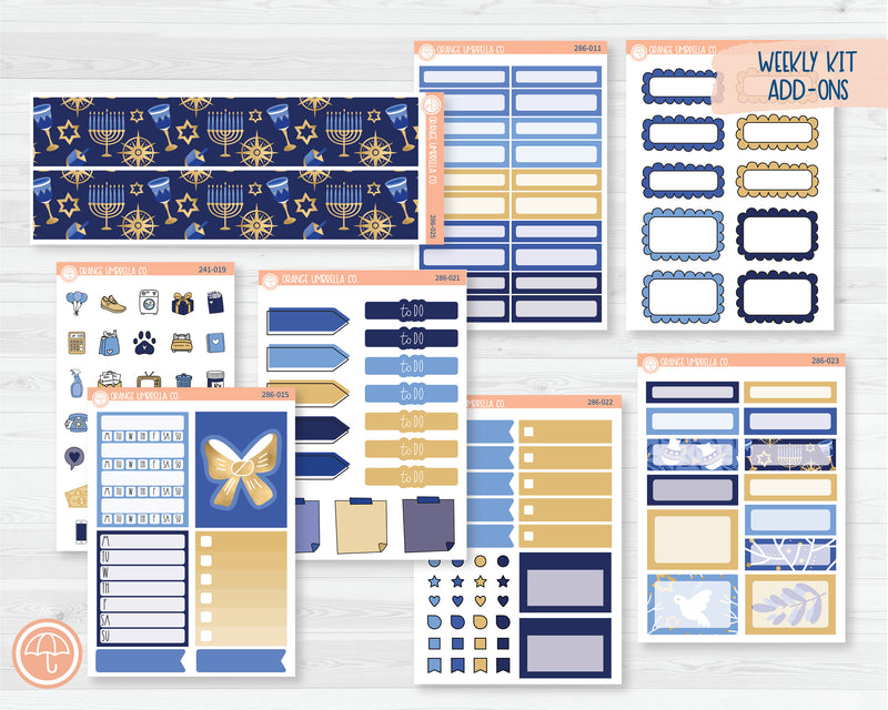 Weekly Add-On Planner Kit Stickers | Eight Nights 286-011