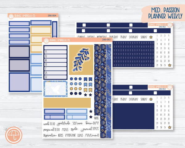 7x9 Passion Weekly Planner Kit Stickers | Eight Nights 286-061