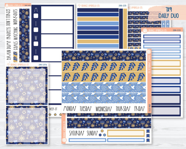 7x9 Daily Duo Planner Kit Stickers | Eight Nights 286-131