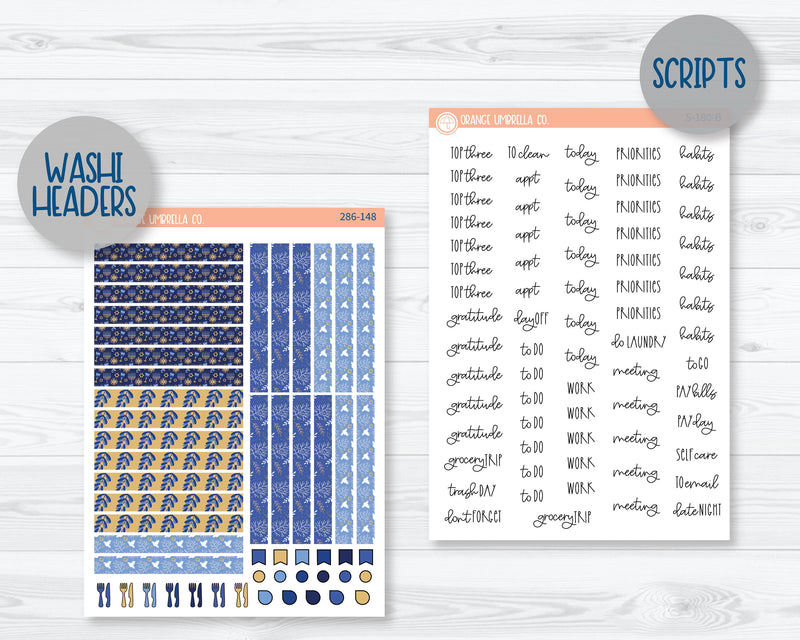 A5 Plum Daily Planner Kit Stickers | Eight Nights 286-141