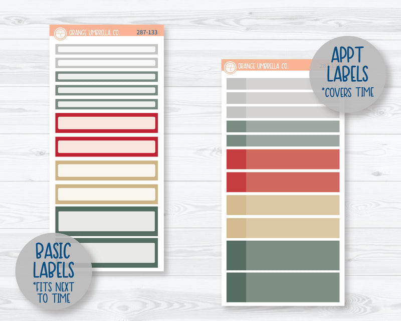 7x9 Daily Duo Planner Kit Stickers | Fresh Cut Trees 287-131