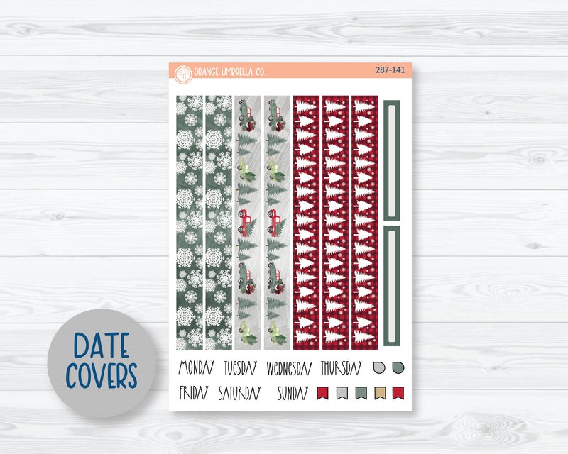 A5 Plum Daily Planner Kit Stickers | Fresh Cut Trees 287-141