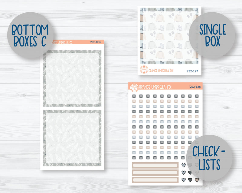 A5 Daily Duo Planner Kit Stickers | Bundle Up 292-121