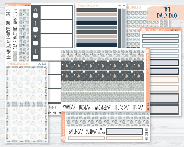7x9 Daily Duo Planner Kit Stickers | Bundle Up 292-131