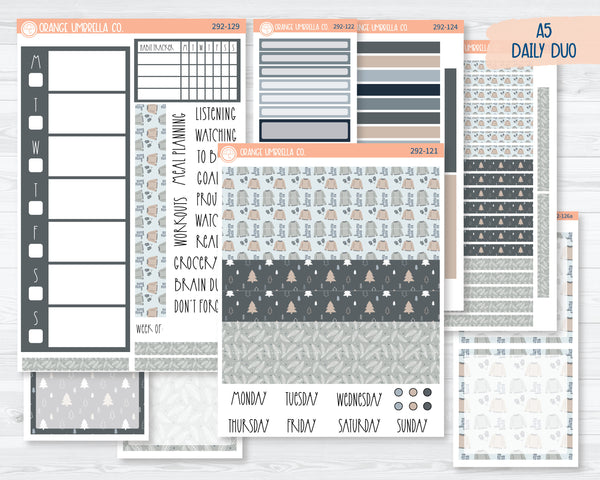 A5 Daily Duo Planner Kit Stickers | Bundle Up 292-121