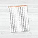Time - Quarter and 3-Quarter Hour Script Planner Stickers | F16 Script | B-144-B