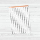 Time - Quarter and 3-Quarter Hour Script Planner Stickers | F16 Script | B-144-B