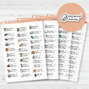 October Wacky Holidays Mini Script Planner Stickers | F16 | E-238