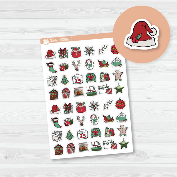 Christmas Icon Planner Stickers | I-128