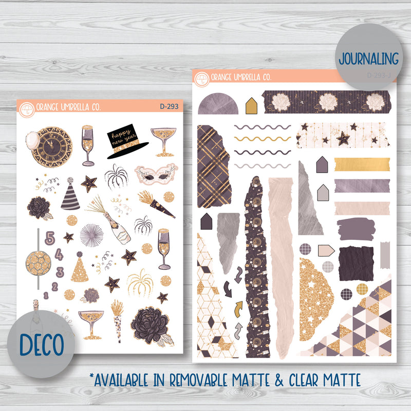 New Year's Weekly Planner Kit Stickers | 293-001