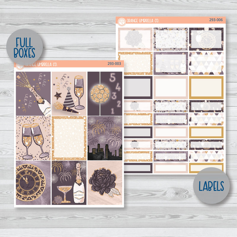 New Year's Weekly Planner Kit Stickers | 293-001