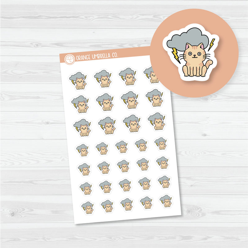 Spazz Weather Tracker Planner Stickers | I-411-417