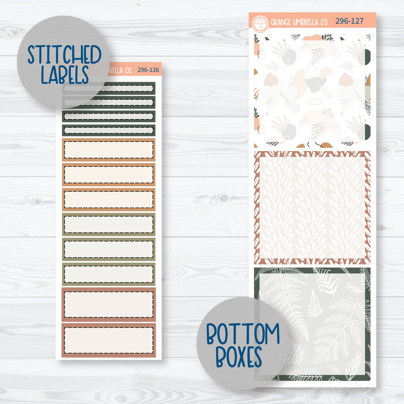 Tranquility | Botanical A5 Daily Duo Planner Kit Stickers | 296-121