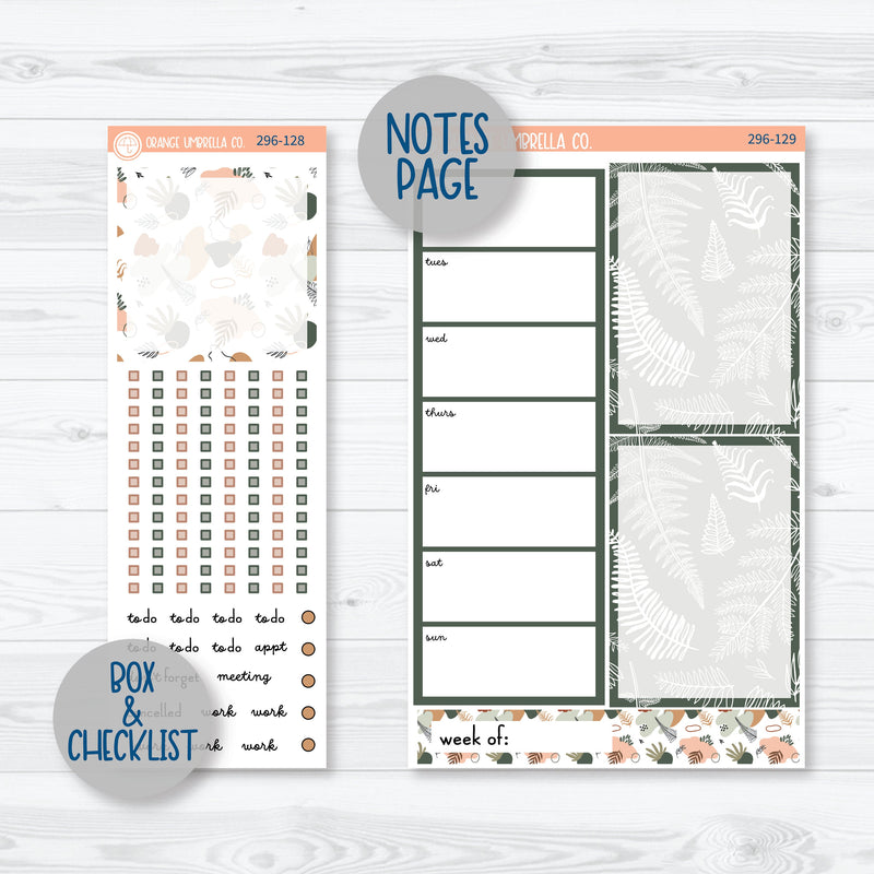 Tranquility | Botanical A5 Daily Duo Planner Kit Stickers | 296-121
