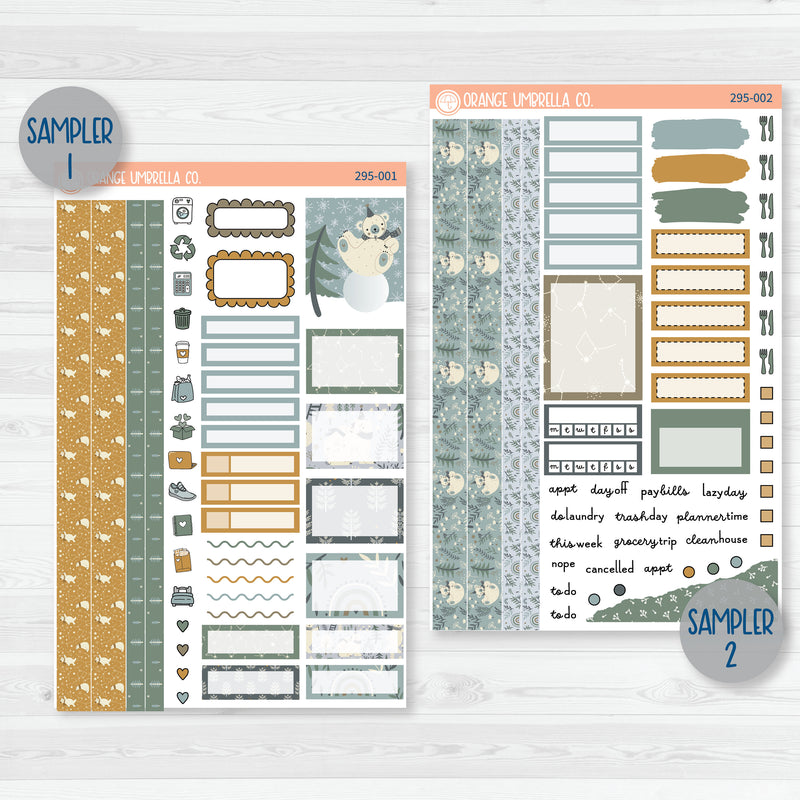 Arctic Circle | Winter Weekly Planner Kit Stickers | 295-001