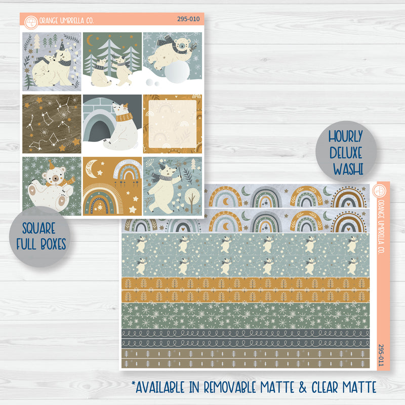 Arctic Circle | Winter Weekly Planner Kit Stickers | 295-001