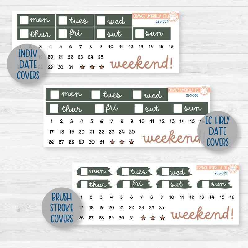 Tranquility | Botanical Weekly Planner Kit Stickers | 296-001