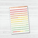 Birthday Balloon Date Dots | 5 Months Planner Stickers | B-686