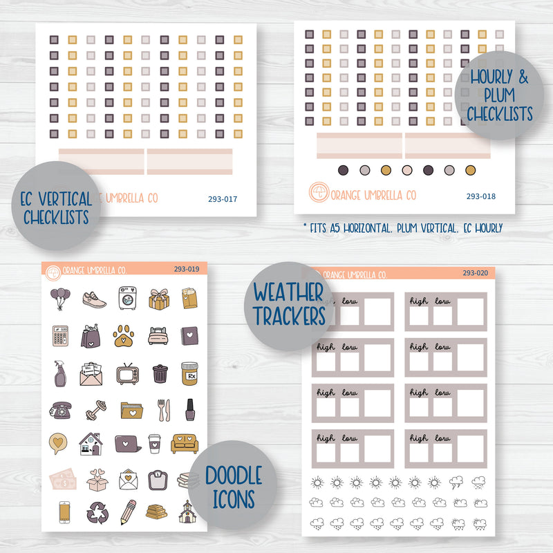 New Year's Weekly Add-On Planner Kit Stickers | 293-012