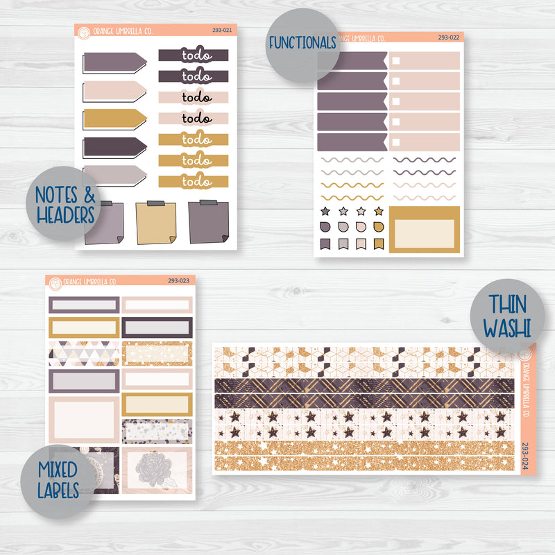 New Year's Weekly Add-On Planner Kit Stickers | 293-012