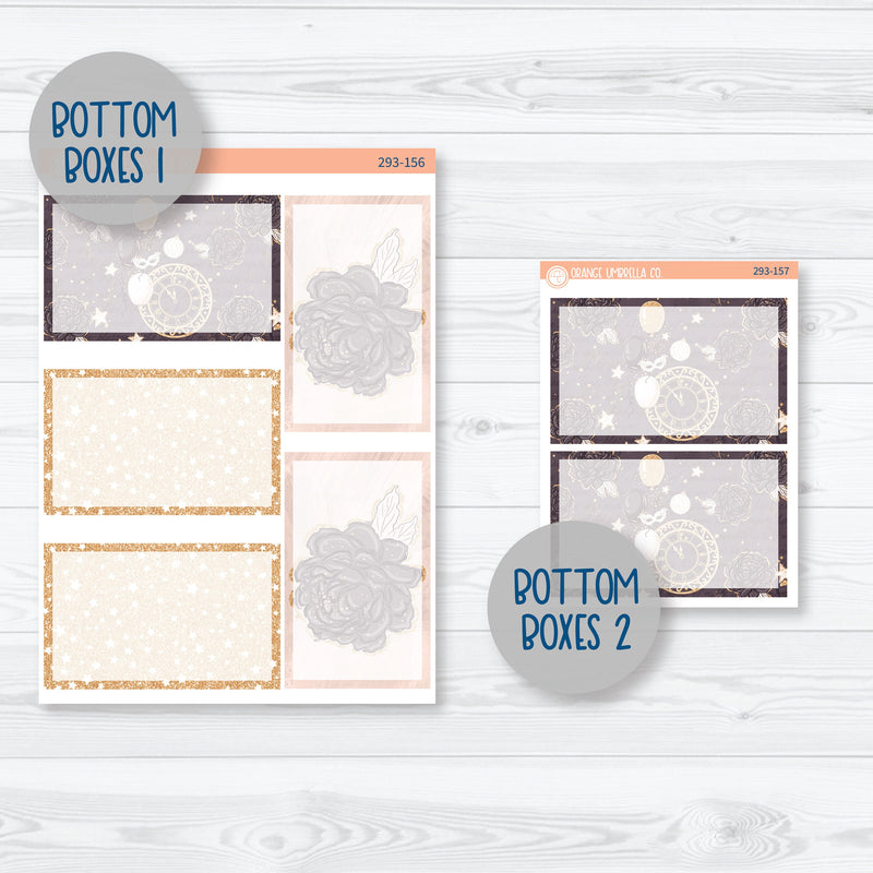 New Year's 7x9 Plum Daily Planner Kit Stickers | 293-151