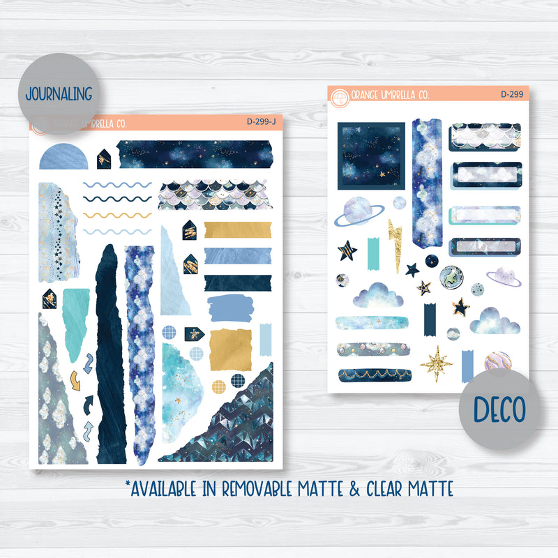 North Star | Winter Star Kit Deco Journaling Planner Stickers | D-299