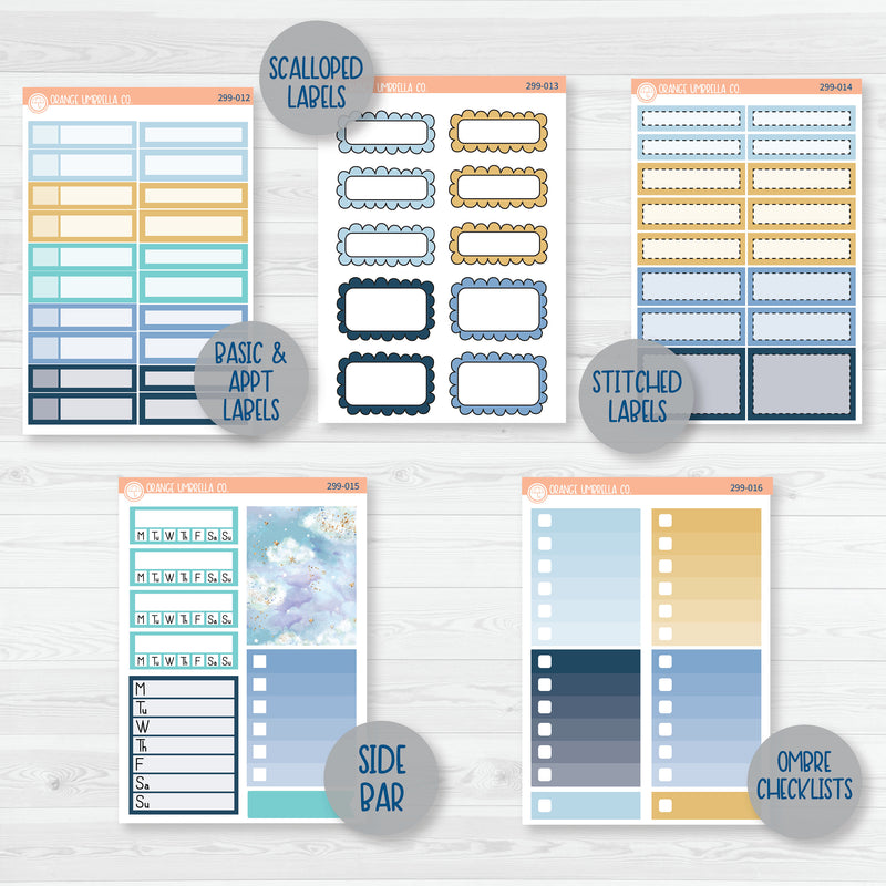 North Star | Winter Night Weekly Add-On Planner Kit Stickers | 299-012
