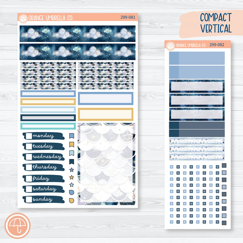 North Star | Winter Compact Vertical Planner Kit Stickers for Erin Condren | 299-081