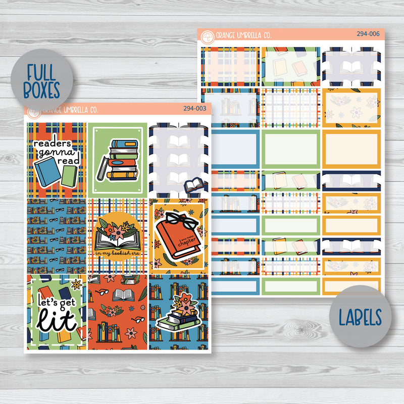 I'm Booked | Reading Weekly Planner Kit Stickers | 294-001