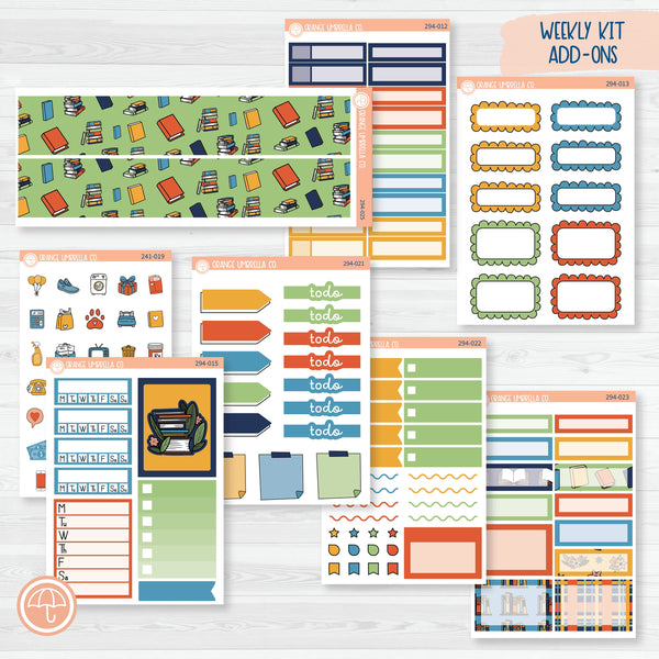 I'm Booked | Reading Weekly Add-On Planner Kit Stickers | 294-012