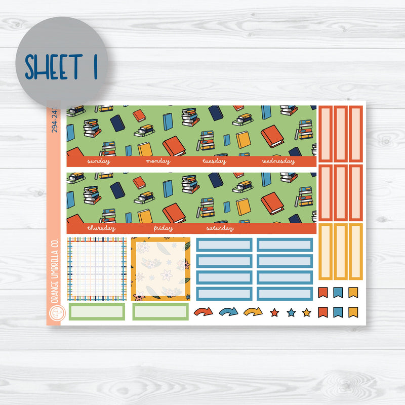 I'm Booked | Reading A5 EC Monthly & Dashboard Planner Kit Stickers | 294-241