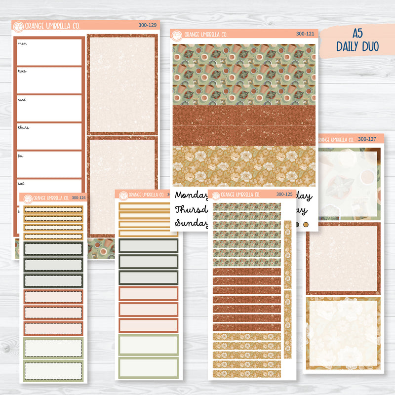 Window Garden | Plant A5 Daily Duo Planner Kit Stickers | 300-121