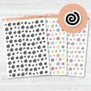Swirls Icon Planner Stickers | B-688