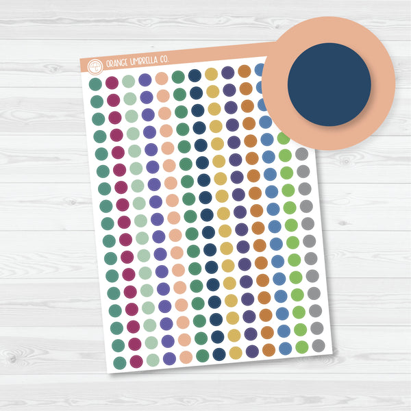 Circle Dot - 6mm Planner Stickers | For Erin Condren | EC-016