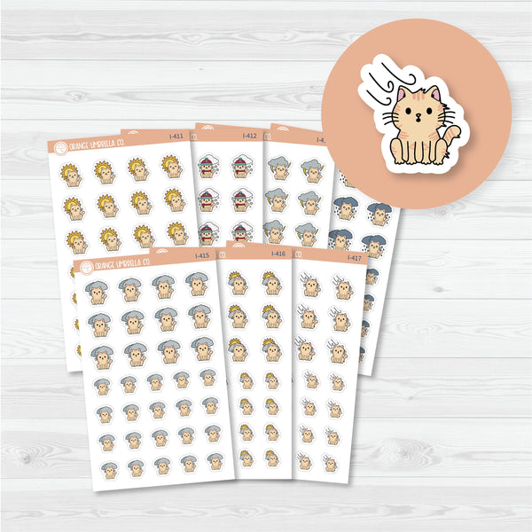 Spazz Weather Tracker Planner Stickers | I-411-417