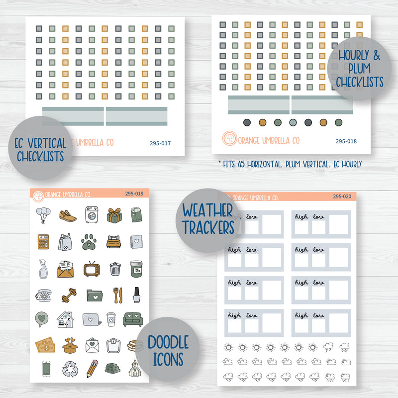 Arctic Circle | Winter Weekly Add-On Planner Kit Stickers | 295-012