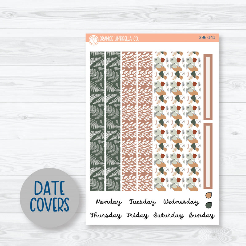 Tranquil | Botanical A5 Plum Daily Planner Kit Stickers | 296-141
