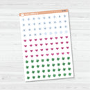 Yearly Themed Date Dots | 3 Months Holiday Planner Stickers | B-689-692