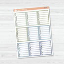 Side Bar Weekly Tracker Planner Stickers | F16 | B-682-B-685