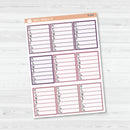Side Bar Weekly Tracker Planner Stickers | F16 | B-682-B-685