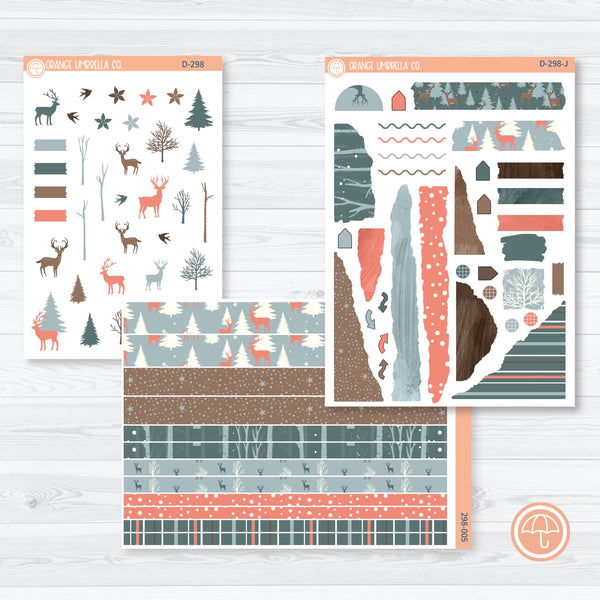 Yes Deer | Winter Kit Deco Journaling Planner Stickers | D-298