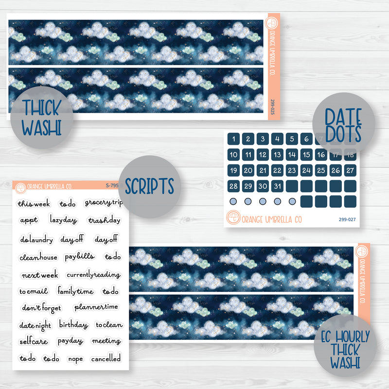 North Star | Winter Night Weekly Add-On Planner Kit Stickers | 299-012
