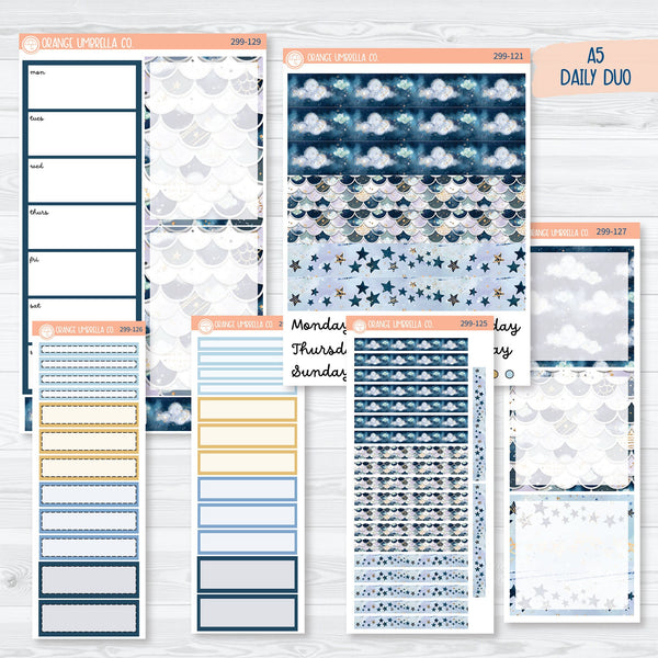 North Star | Winter Sky A5 Daily Duo Planner Kit Stickers | 299-121