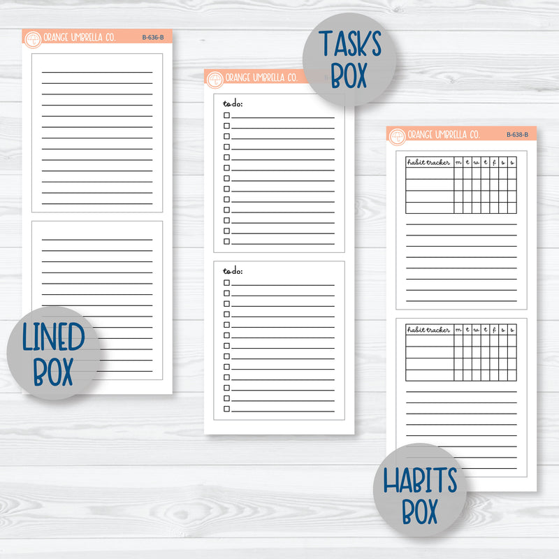 North Star | Anytime 7x9 Daily Duo Planner Kit Stickers | 299-131