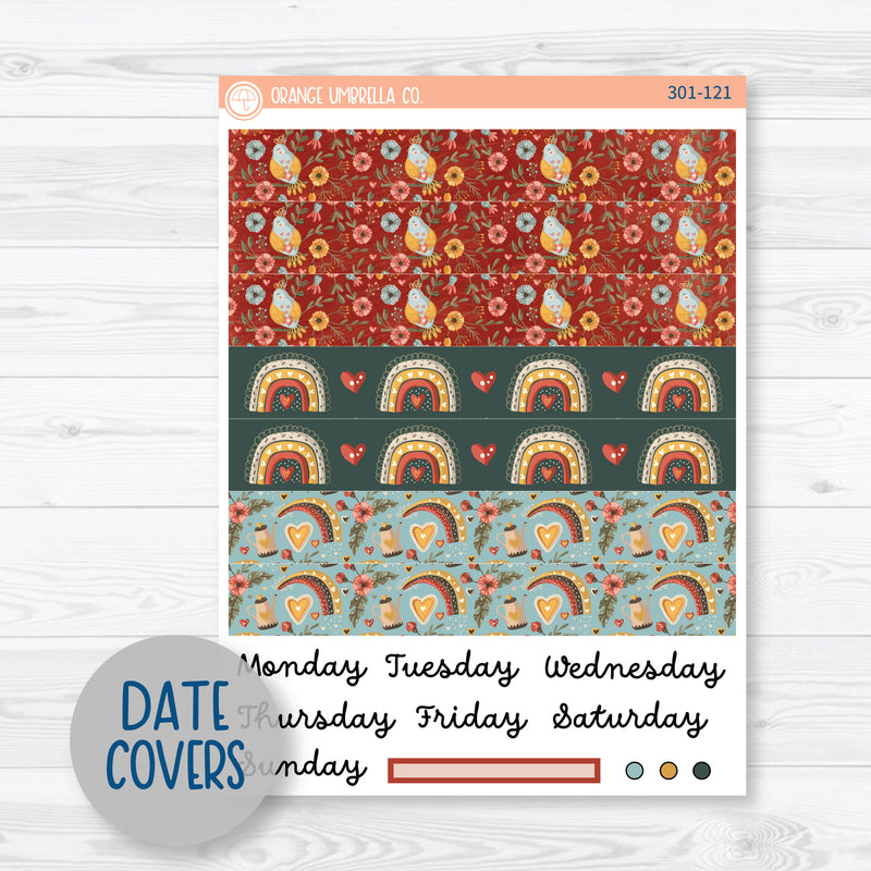 Tweetheart | February A5 Daily Duo Planner Kit Stickers | 301-121